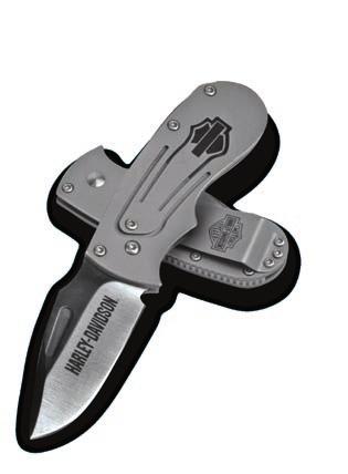 & OPENER BLADE STEEL AUS8 High Carbon Titanium Coated and Satin Stainless Steel