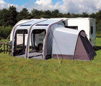 Elise 260 Main Features 600 HD, high density all weather premium fabric Impressive 6000mm Hydrostatic head Inflatable tripple tube Oxygen Air