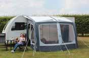 Evora 260 Pro Climate page 28-29 The ideal European caravan awning for warmer climates, thanks to