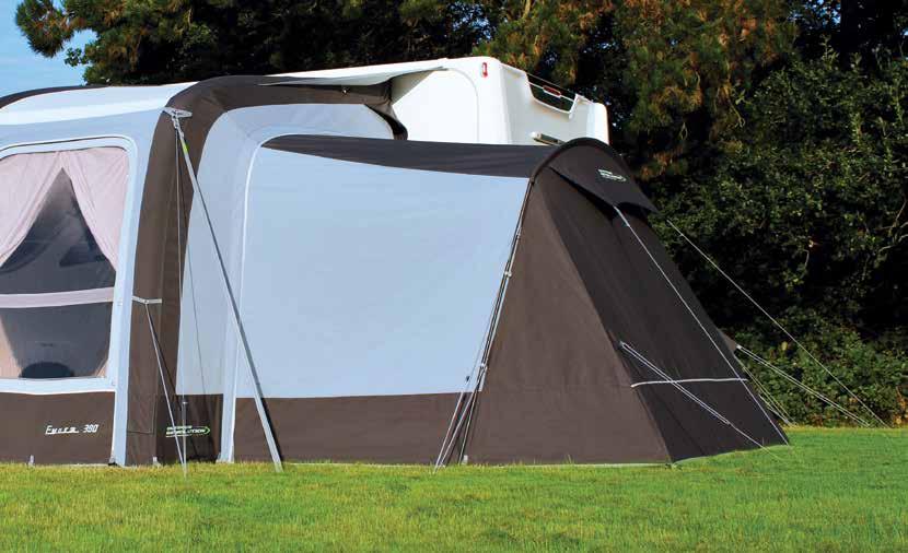 Alternatively, the annexe can be used as extra storage outside of your caravan.