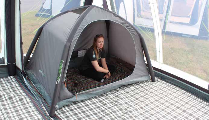 AIR POD INNER TENT The Air Pod Inflatable Inner Tent is the perfect sleeping solution for unexpected or last minute guests.