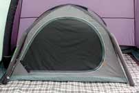 Constructed using Dura-tech single point inflation technology with Dura-welded low diameter air tubes; this clever inner tent can be inflated and placed in