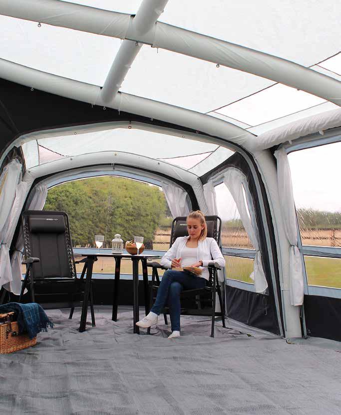 Why choose an Outdoor Revolution awning Freedom & peace of mind.