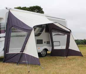 pole frame. It has been designed to fit caravans, motorhome and campervans with its 3 heights options: Lowline, Midline and Highline.