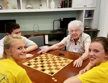 A fine example of this core value is a special summer outreach program to residents at Burlington Homes, a Burlington Housing Authority residence for seniors.