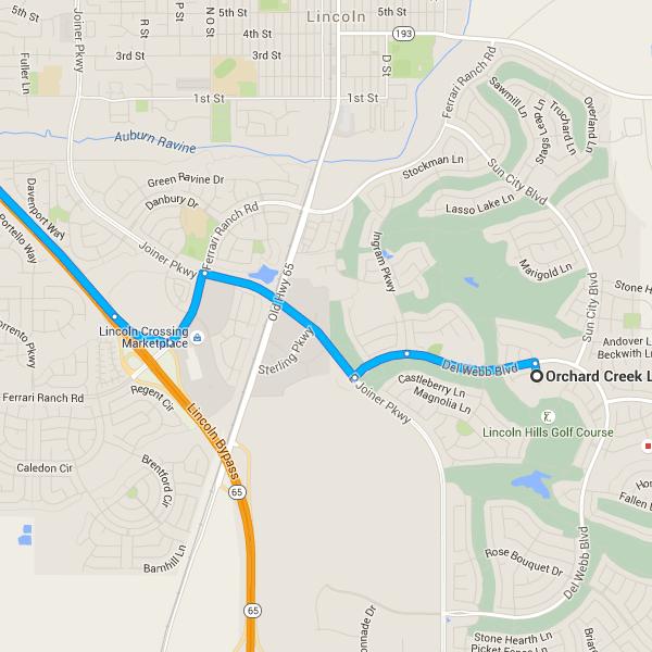 Drive 198 miles, 4 h 50 min Directions from Orchard Creek Ln to