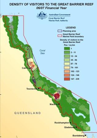 Visitor Use - Background GBR related tourism makes a direct and indirect contribution of $5.
