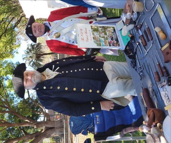 by surgeons of the first fleet. Other stalls included displays by various Maitland history groups and the Mindaribba Land Council.