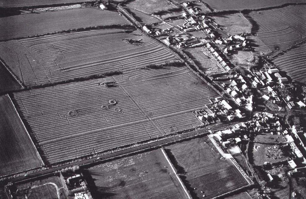 Circular earthworks in a field to the south of Atwick that show in air photographs of 1941 probably indicate the presence of a heavy