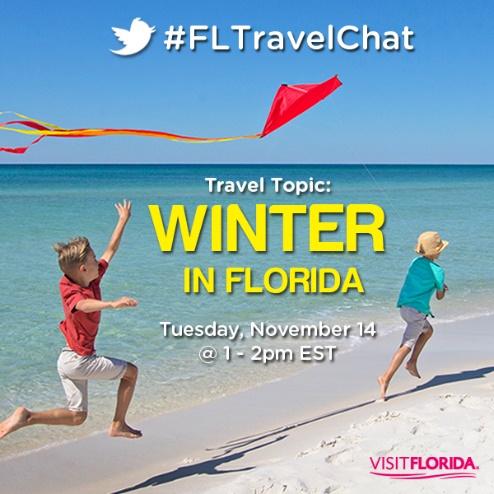 Florida Travel Twitter Chat v 605 unique authors v 2,200 mentions of