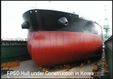 development offshore Australia Sanction November 2005 Commenced FPSO hull fabrication