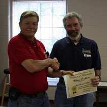 Winners of the Model of the Second Quarter 2014 were Rick Ware (left) and Bill Moore