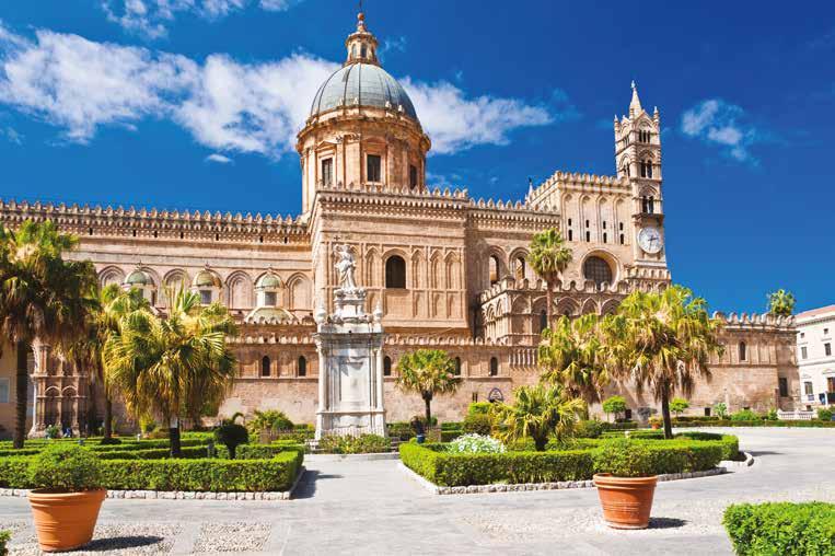 Sicily Itinerary On the trail of the Normans - Palermo & Cefalù Itinerary: 8 days / 7 nights Discover the chaotic city of Palermo, the island capital, with its impressive Norman castle, baroque