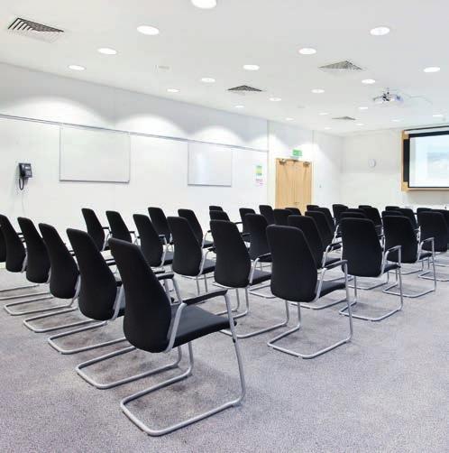 5 Meeting Rooms Claxton and Kirkham meeting rooms can accommodate up to 50 people in theatre-style seating.