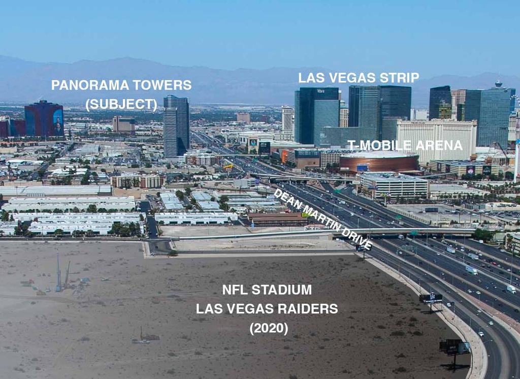 PROPERTY LOCATION PRIME RESIDENTIAL HIGH RISE CONDOMINIUM UNITS OFFERED FOR SALE Panorama Towers is an upscale residential development just steps away from the Las Vegas strip.