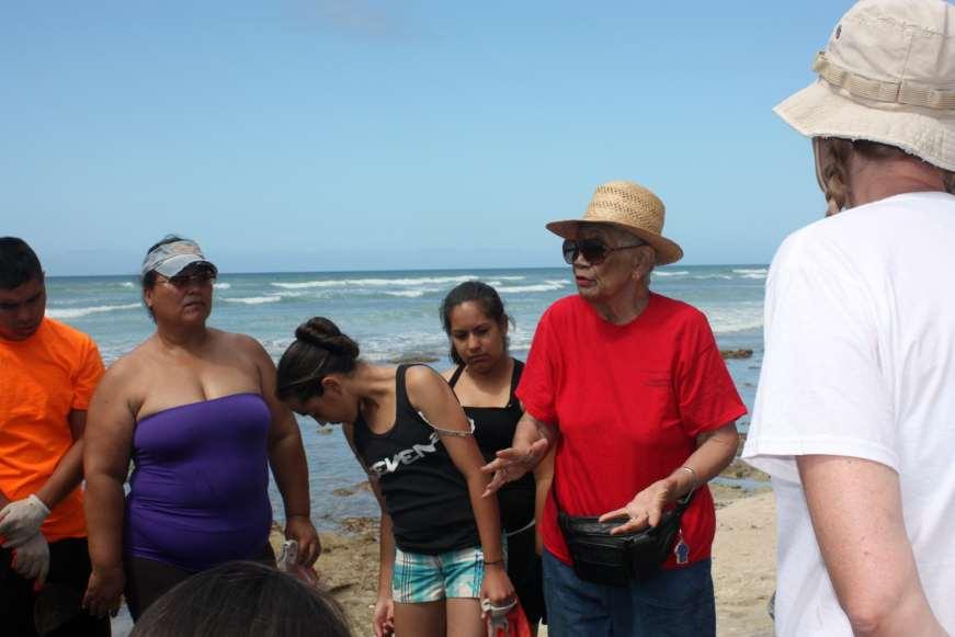 Kupuna Eaton shared personal recollections of life along the Pu uloa shoreline in