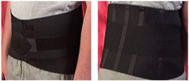 back strain and fatigue Can be worn either over or under any