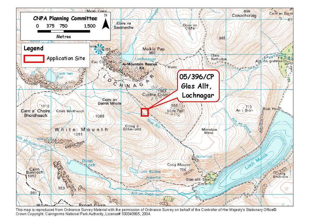 CAIRNGORMS NATIONAL PARK AUTHORITY Title: Prepared by: REPORT ON CALLED-IN PLANNING APPLICATION ANDREW TAIT, (PLANNER, DEVELOPMENT CONTROL) DEVELOPMENT PROPOSED: REFERENCE: APPLICANT: FULL