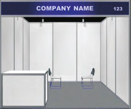 Exhibition Exhibition Booths Details Built-up Standard Booth rates (per 3x3 sqm) Rs 3,00,000 Includes Octonorm system booth, fascia, 2 chairs, 1 waster paper basket, 1 counter, 2 spot lights, 1 plug