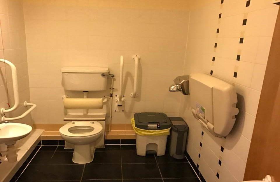 The public/accessible WC's are located on the ground floor just past the reception. The accessible WC is a unisex toilet and access can be gained when requested at reception.