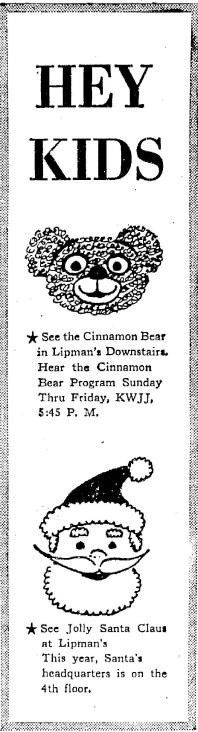 The Cinnamon Bear aired again in 1938 and 1939, but financial problems at Transco Productions in 1940 forced the