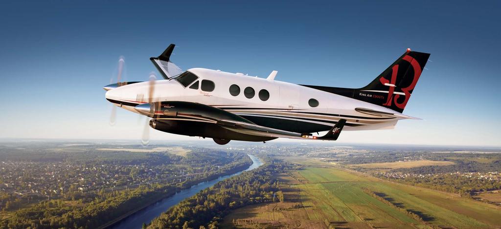 THE LEADER IN PERFORMANCE AND EFFICIENCY The Beechcraft King Air is more than just a business icon.