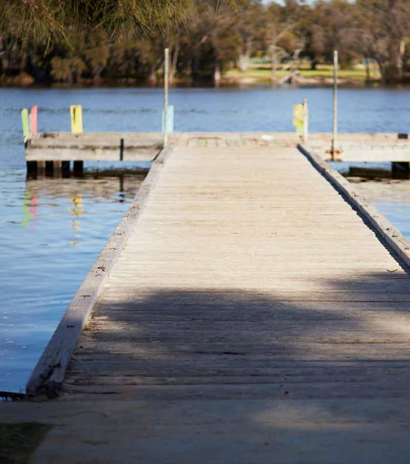 THE SUBURB BOASTS NATURAL WATERFRONT AMENITY IN THE