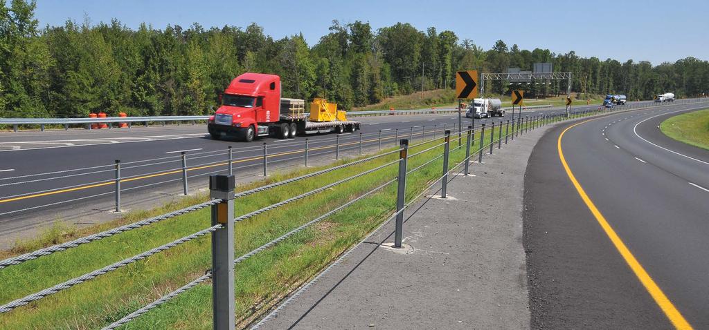 DEPARTMENT IMPLEMENTS POLICY FOR USE OF CABLE MEDIAN BARRIERS BY DAVID NILLES The Arkansas State Highway and Transportation Department has adopted a new cable median barrier policy.
