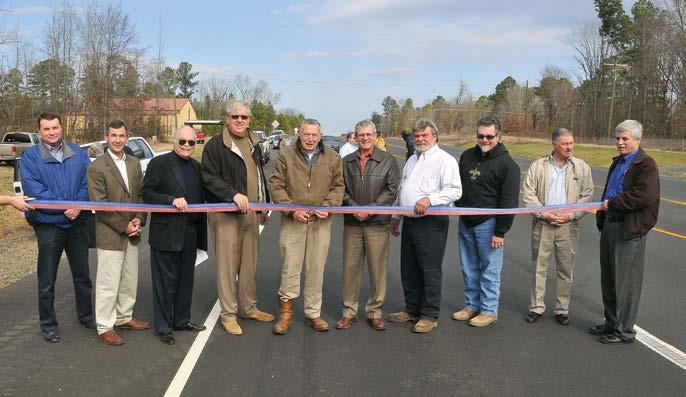 Another section of Highway 167 has been widened to four lanes and Fordyce area officials chose January 23, 2013, as the day to celebrate completion of the 4.5-mile section north of Fordyce.