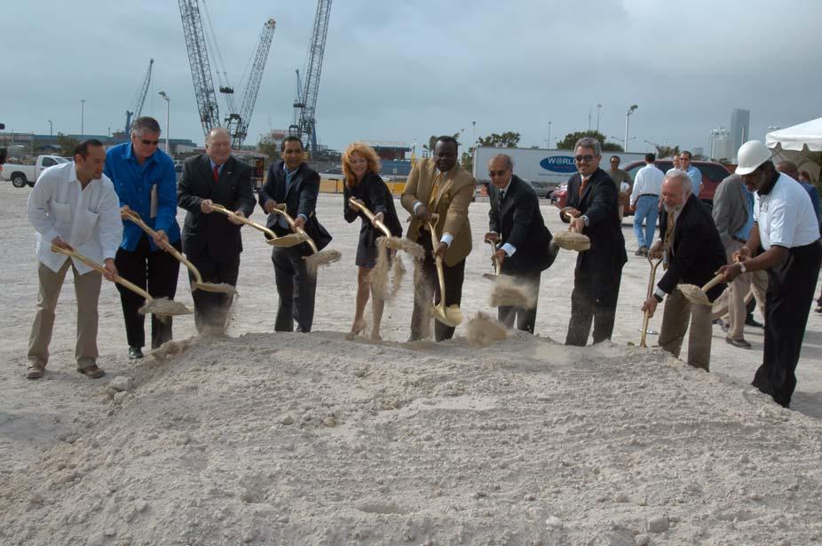 Two New Cruise Terminals The Groundbreaking Ceremony for new Passenger Terminals D & E was held in