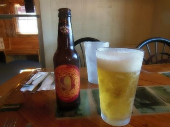 Lunch at the Bridge Diner in Vermont. Time to try a Vermont craft beer! From the bridge, we drove north through Port Henry.