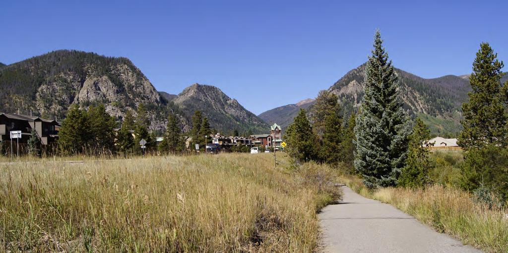 Town of Frisco Planning Area 2 Goals Difficulty Level: Easy New Trails 6 Trail 6: An in-town beginner soft-surface trail along Tenmile Creek.