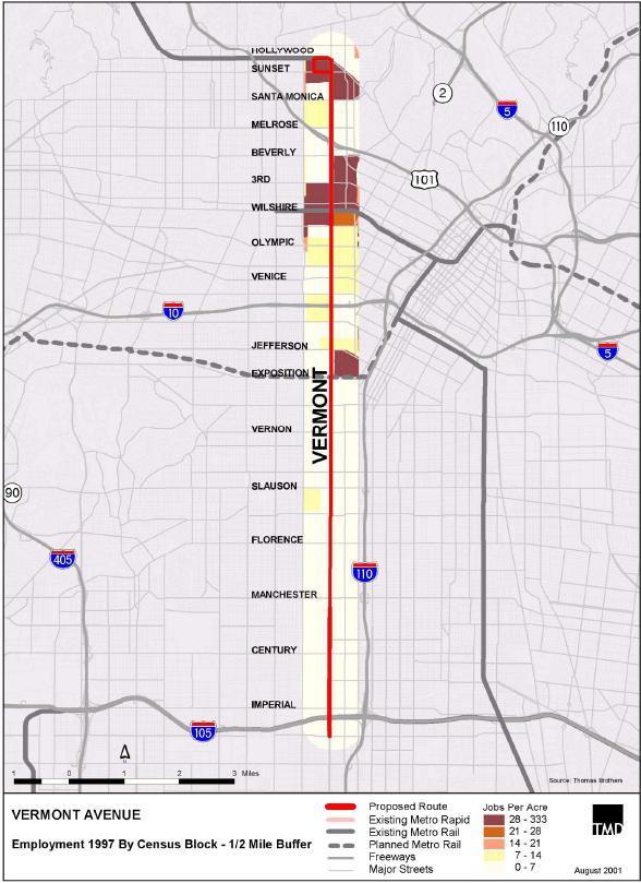 Potential Success Corridor Transit Potential In looking at potential for