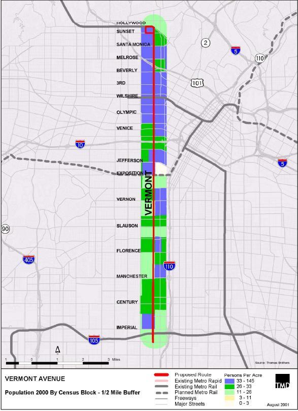 Potential Success Corridor Transit Potential Also looked