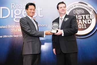 (2009-2011), from FinanceAsia magazine Four awards based on the ThaiBMA Best Bond Awards 2010, organized by the Thai Bond Market Association (ThaiBMA): 1.
