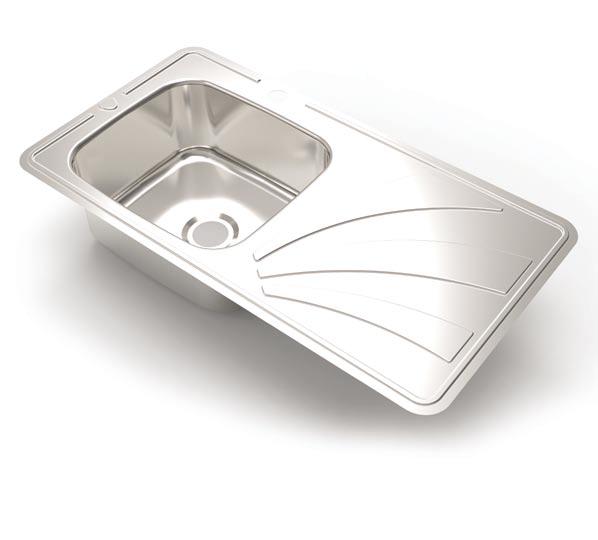 LUIS LUIS - Style 006 NAME CODE SIZES Length Width Height (cm) (cm) (cm) Single Bowl Sink SK-S06A-01-P 510 460 200 Double Bowl Sink SK-S06C-01-P 915