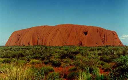 Places of interest Uluru (Ayers Rock)sandstone rock