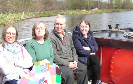 Day Opportunities Programme A programme for younger people under 65 with dementia living in West Lothian. April A lovely day was had on the barge at Ratho, fun and games with a pirate theme.