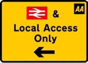 23 Closure Point King Street at Railway Station Entrance Co-located with sign 23 23a 23b N/A With