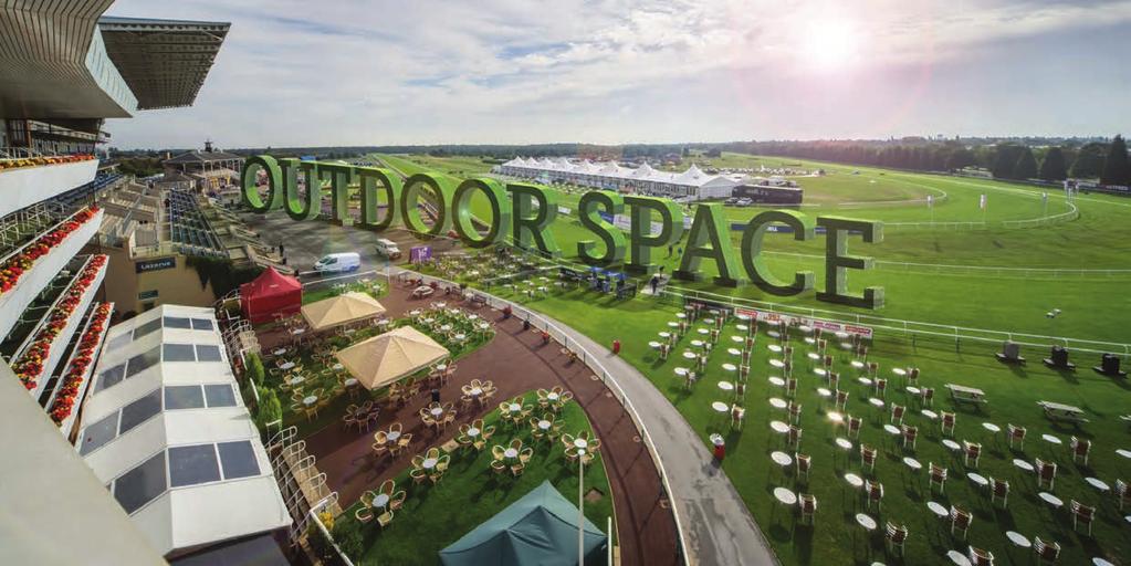 conventex is proud to offer an extensive outdoor space within the grounds of the racecourse.