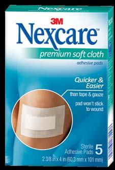 fluids from open wounds and blisters Shape designed for better seal around the pad AHD-06 Nexcare Advanced Healing Waterproof Hydrocolloid Pads, 6 ct.