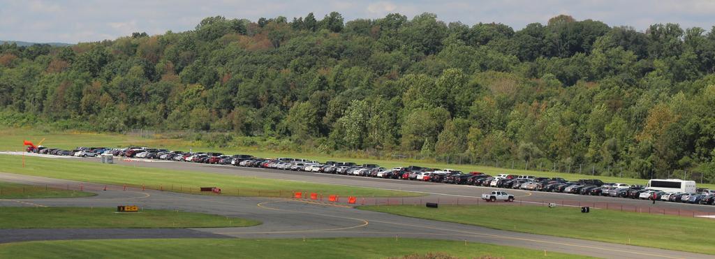 cars off the cross-wind runway,
