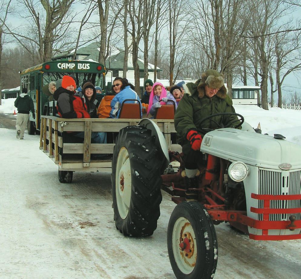 hayride to church and more! The highlight of the weekend for many was seeing my friends in the winter!