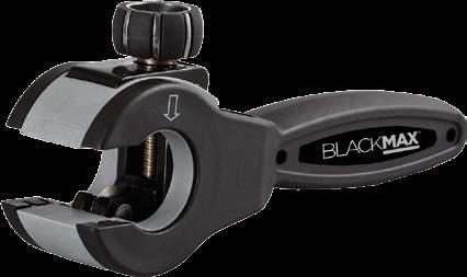 BLACKMAX MINI RATCHET TUBE CUTTER Cutting Range: 1/8-7/8 (3-22 mm) O.D.