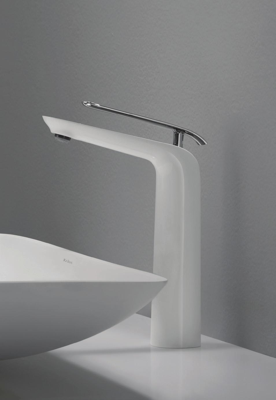 02 KRAUS INTRODUCES NEW BATHROOM FAUCET FAMILY Outfit your bathroom in style 5/2015 Port Washington, NY Kraus is introducing a bold new way to give your bathroom a modern makeover.