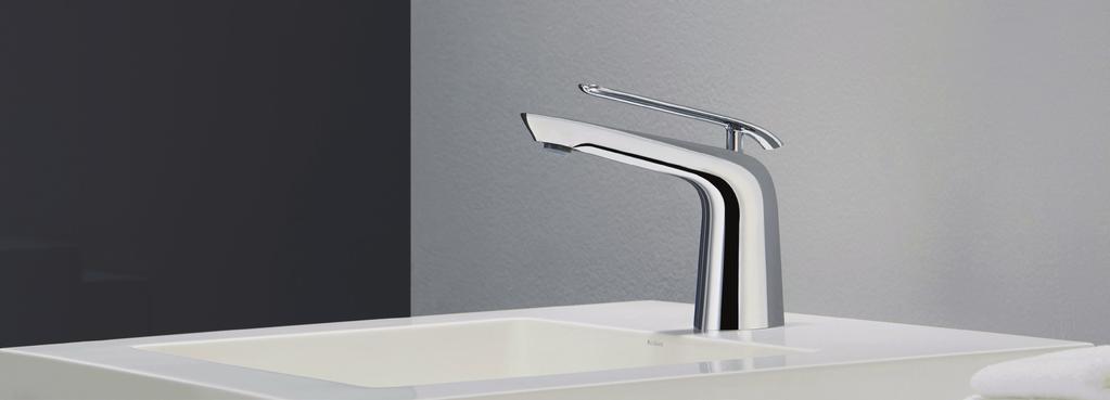 03 Seda Series Give your bathroom a modern makeover with the Seda family of faucets, featuring designs with crisp, flat lines and rounded angles.