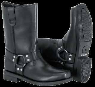 Tempered-steel shank for outstanding support and wear Goodyear welt construction for durability and can be resoled