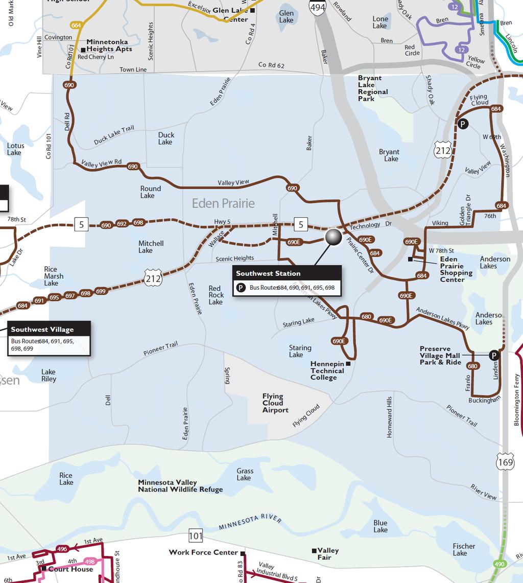 Figure 6-10 Transit Service Overview (Eden