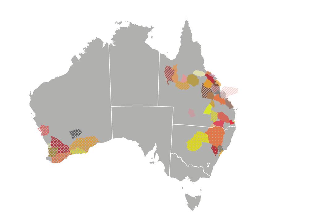 Aurizon s Operational Footprint and Native Title Claims Aurizon's operations including Coal, Bulk and Network and their intersection with Traditional Owner groups in Queensland, New South Wales and