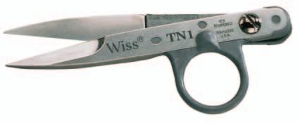 Inch mm Inch mm oz g Pack TN1 Sharp points 4 1 / 2 114 1 1 / 4 32 20 567 12 Stainless steel replaceable blades. Positive spring-action reopens blades for fast cutting. Heavy duty contour design.